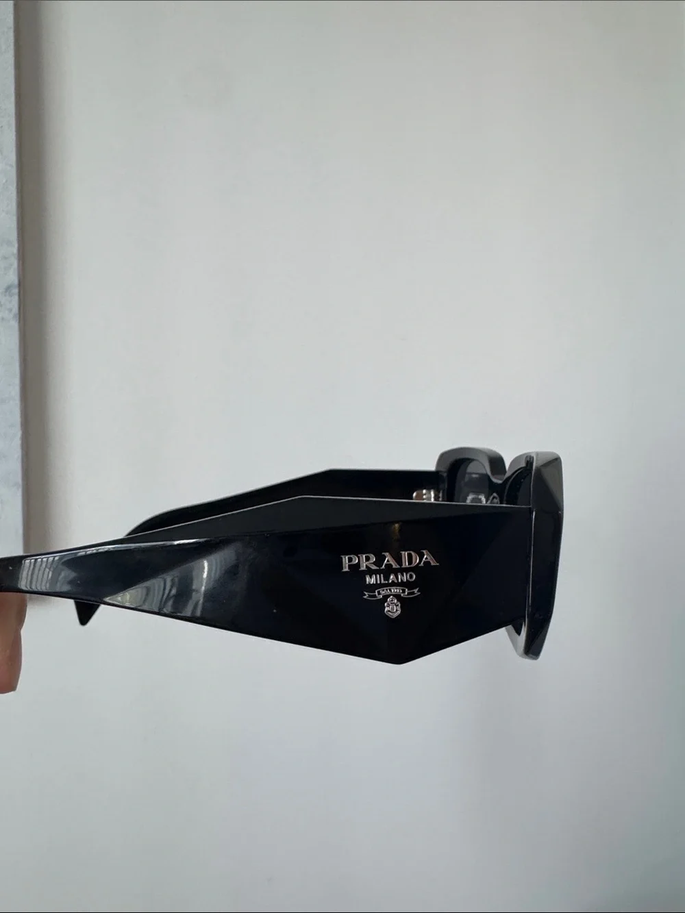 PRADA PR 17W Black Frame Sunglasses Unisex